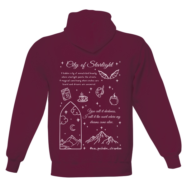 City of starlight Hoodie s kapucí