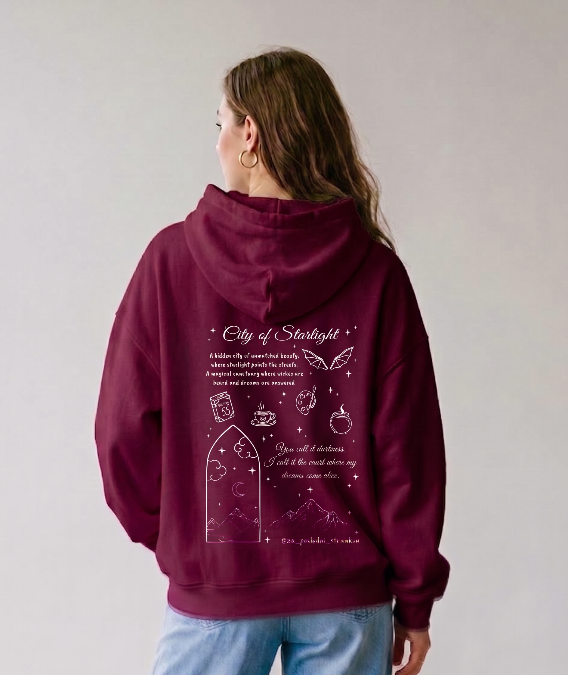 City of starlight Hoodie s kapucí