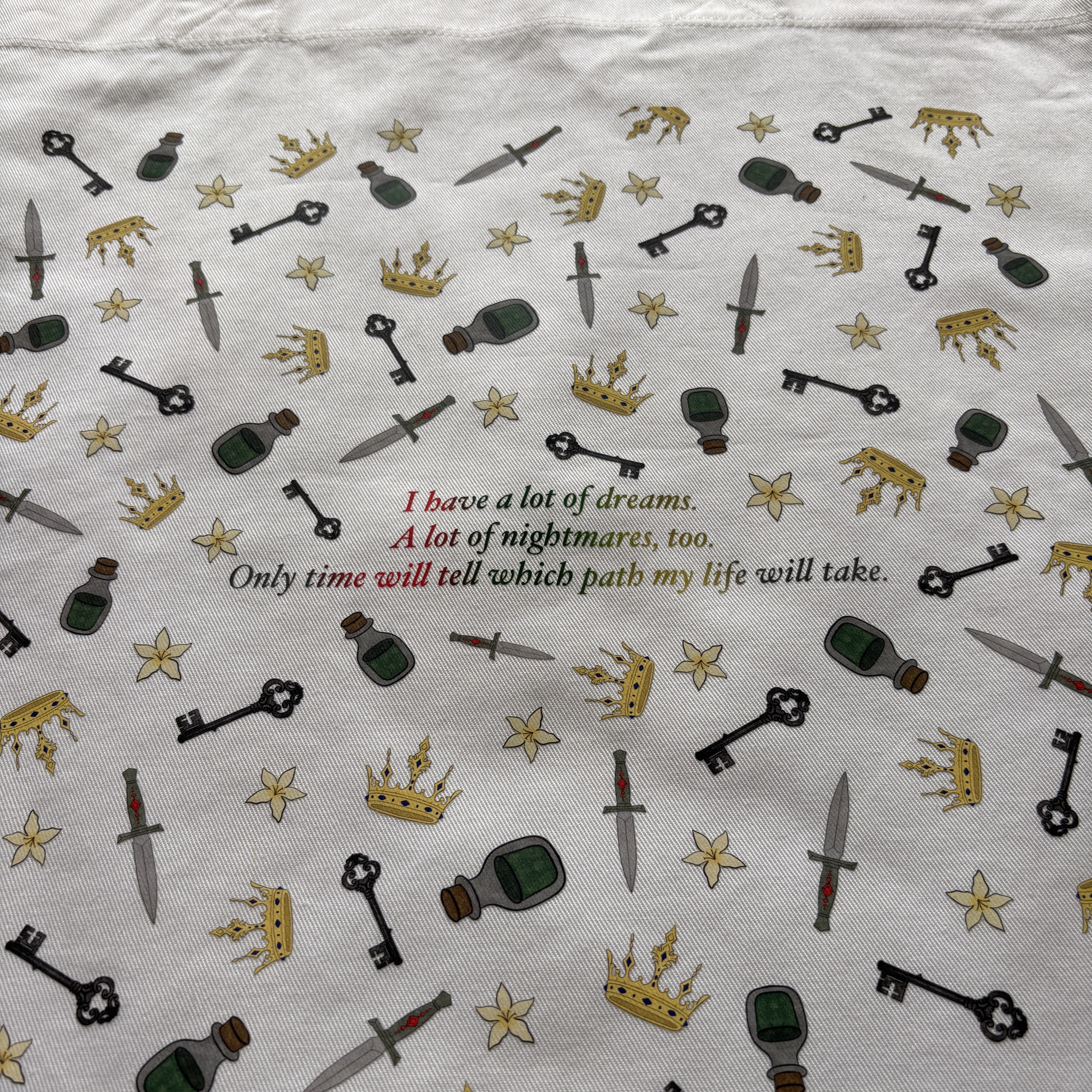 Plátěná taška Ranhojička s citátem