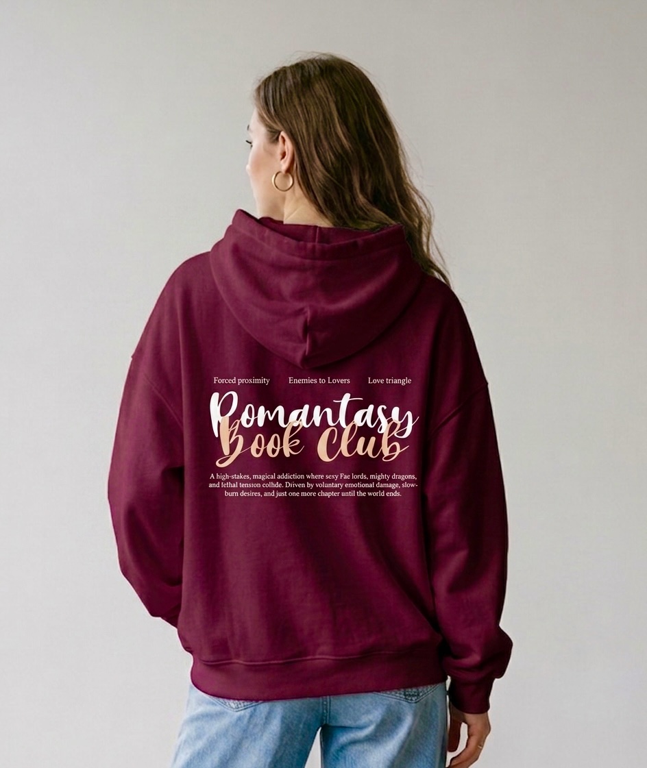 Romantasy Book Club hoodie s kapucí