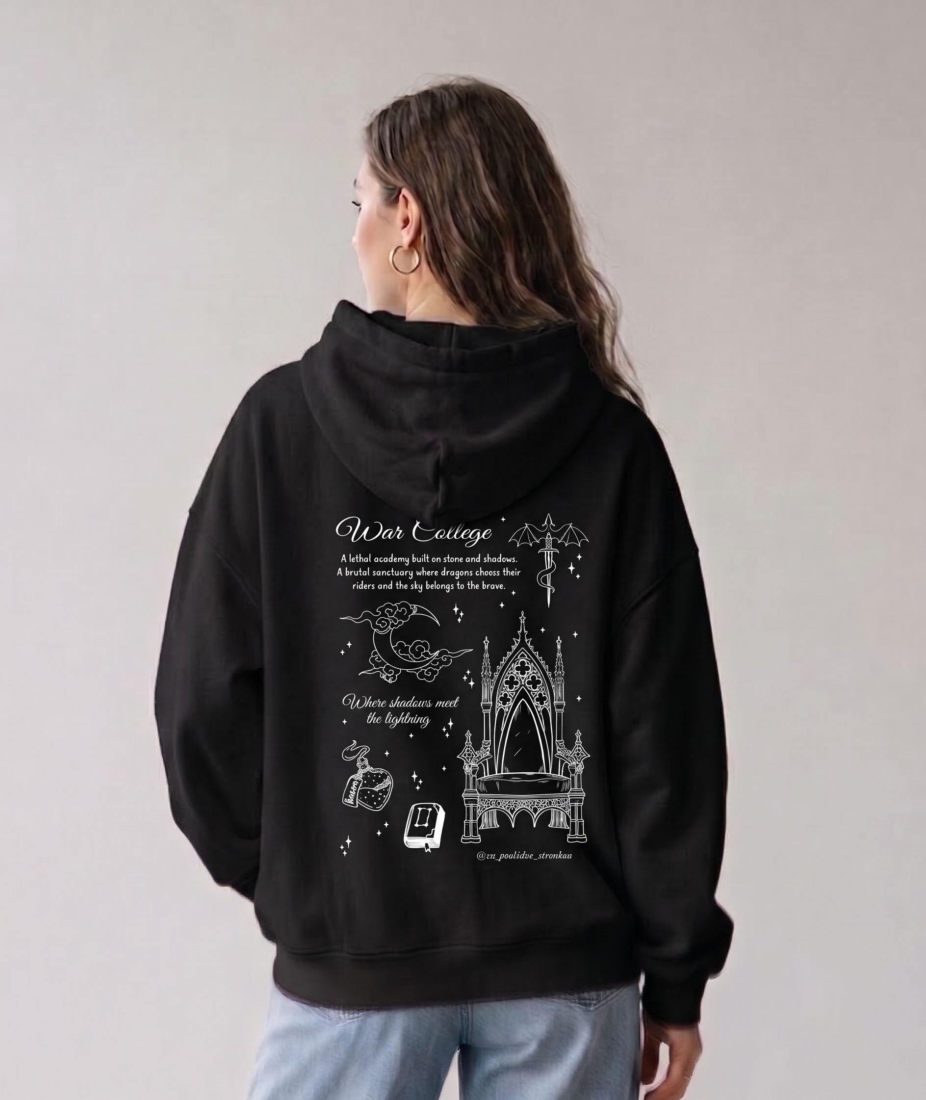 War college Hoodie s kapucí