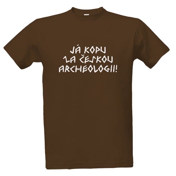 Tričko s potiskem Česká archeologie - Více barev | Pánské | Bílý text