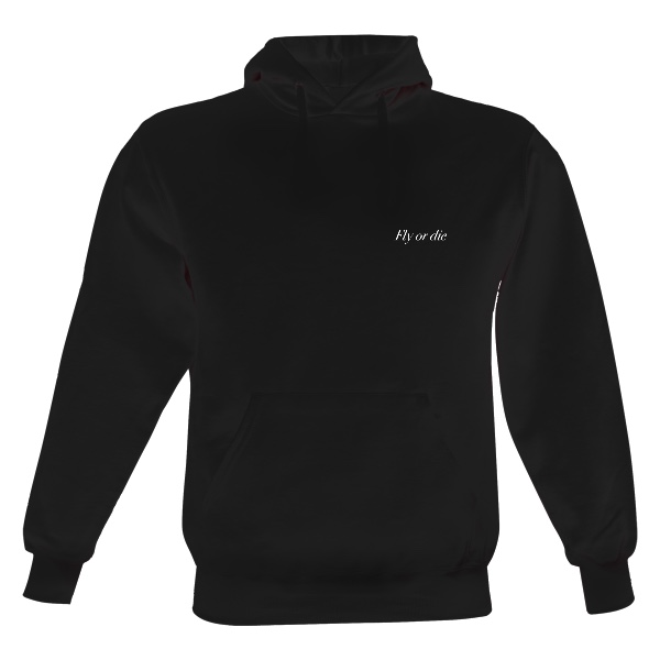 Hoodie s kapucí Fly or die