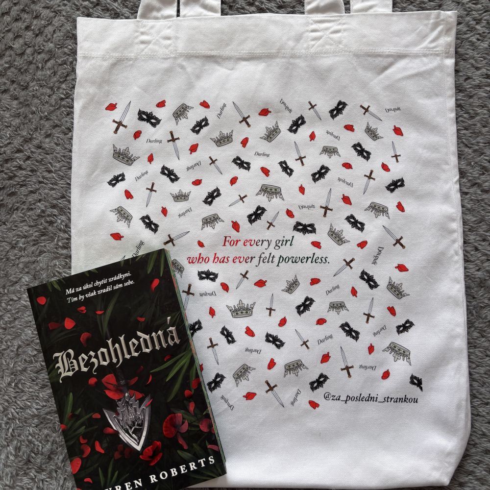 Plátěná taška Bezmocná s citátem