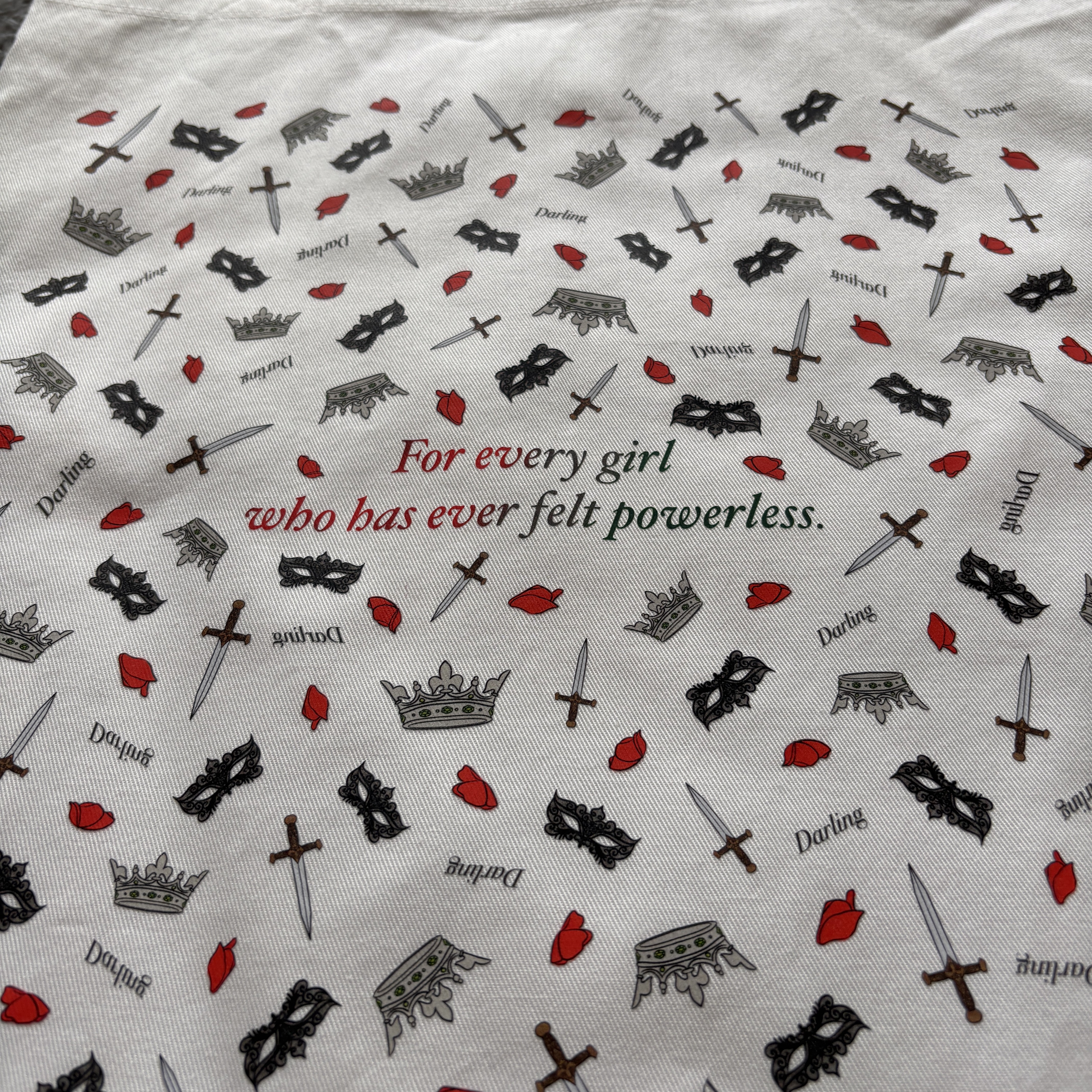 Plátěná taška Bezmocná s citátem