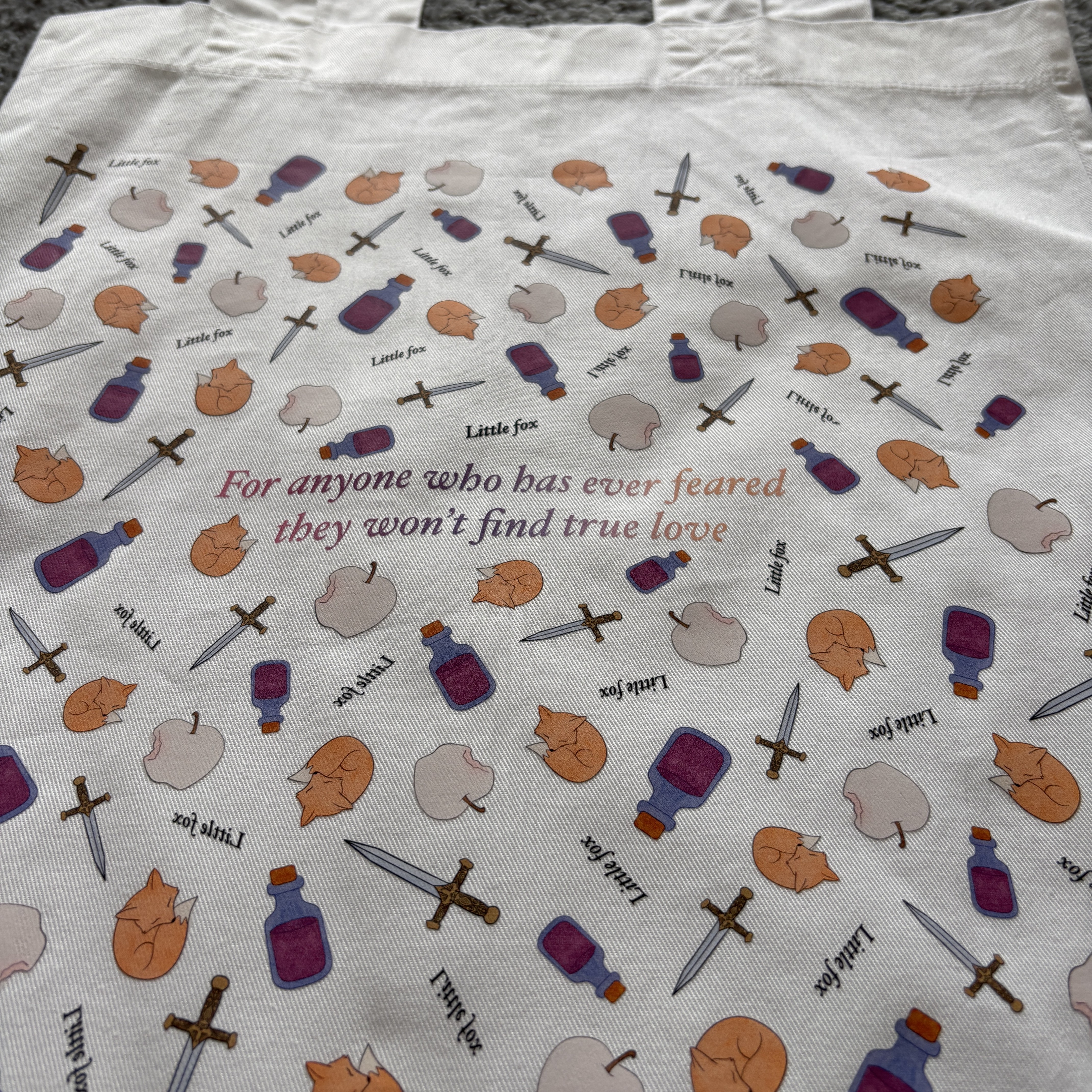 Plátěná taška Bylo Nebylo Jedno Zlomené Srdce s citátem