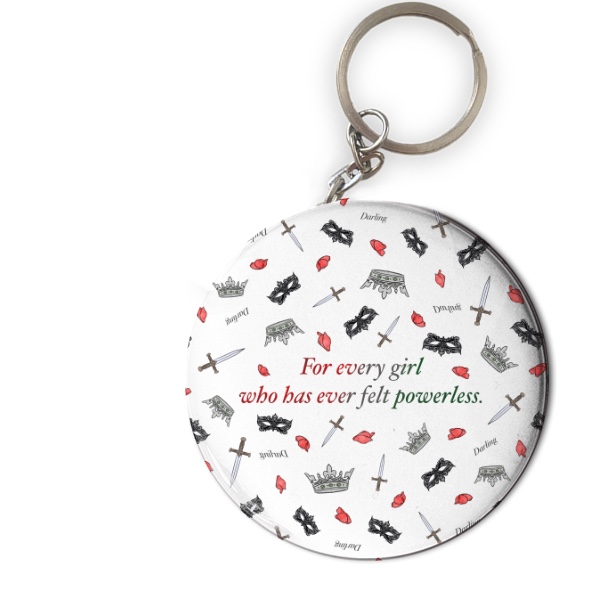 Přívěšek na klíče Bezmocná s citátem
