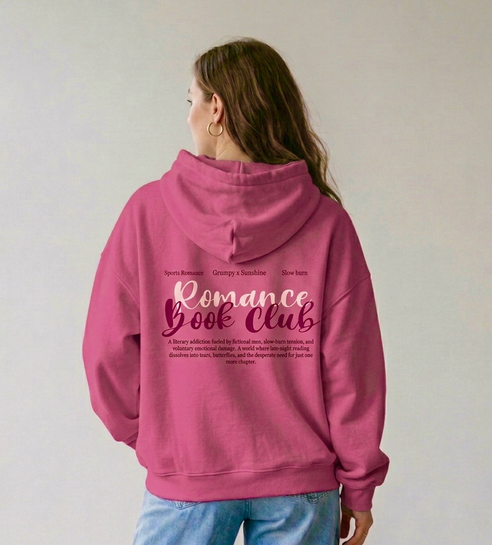 Romance Book Club hoodie s kapucí